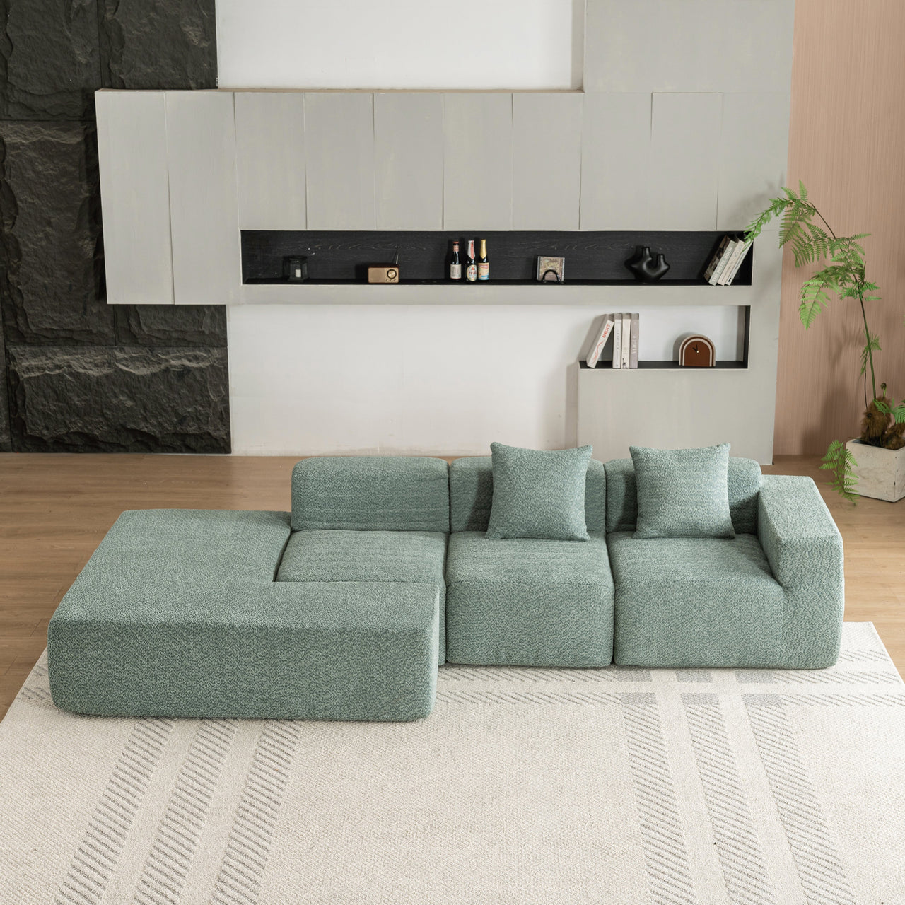 MORVIXA 117" Sectional Sofa