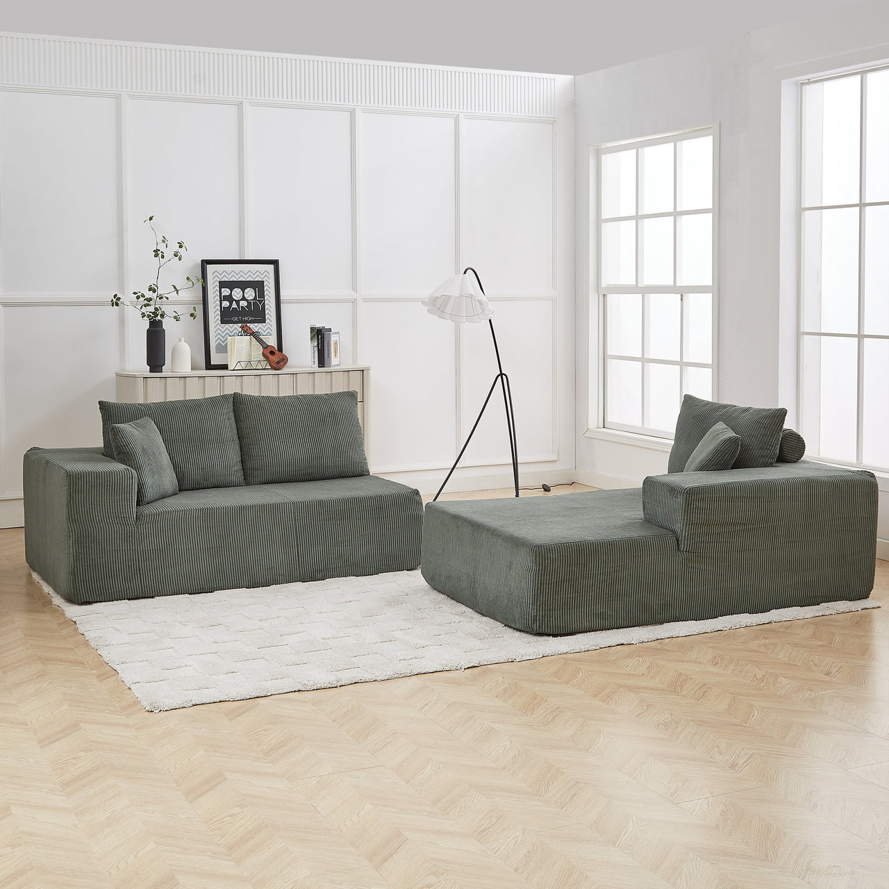 DORIAN 110" Sectional Sofa