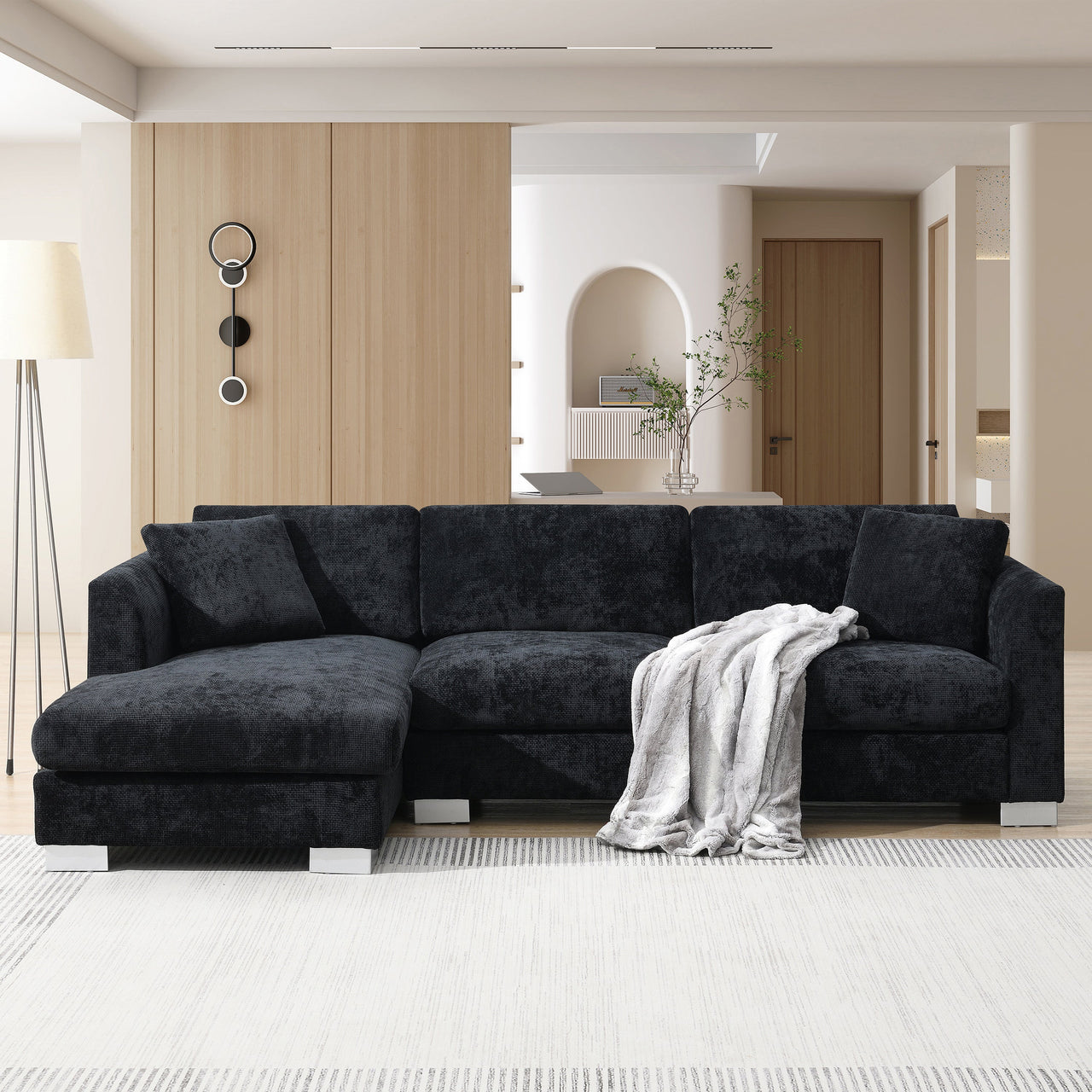 GRAVIX 96" Sectional Sofa