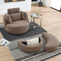 Thumbnail for JANELLE Oversized Swivel Chair 39