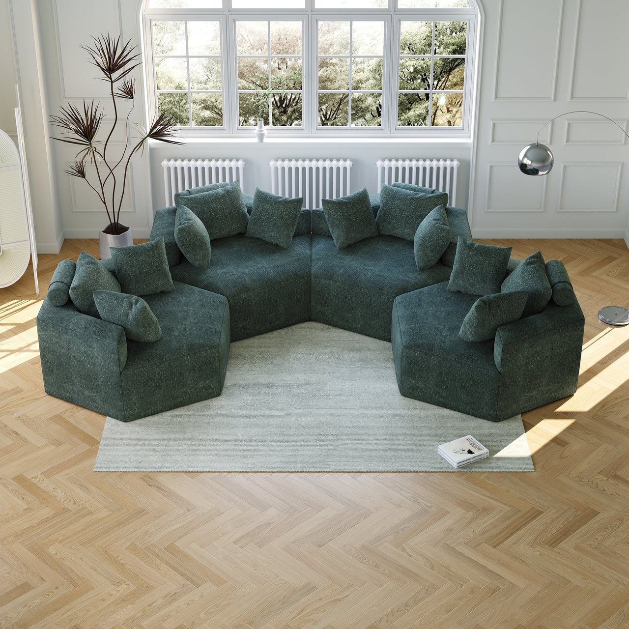 HEXA 54" Sofa