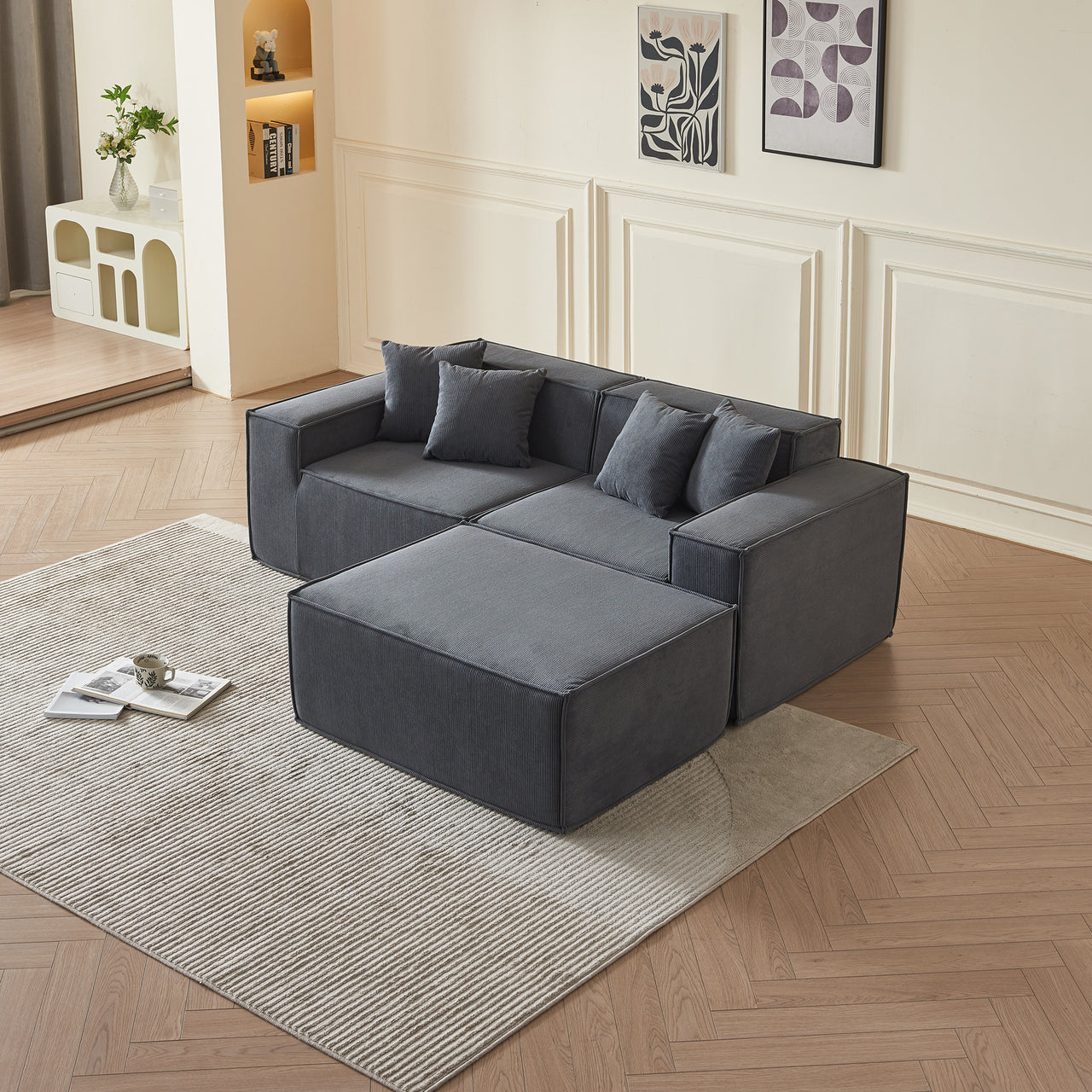 EDEN Corduroy Modular Sectional