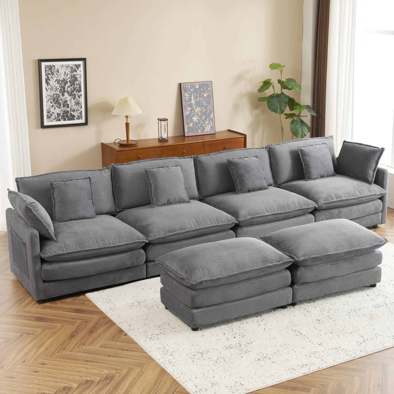 ZENVORIS 150" Sectional Sofa