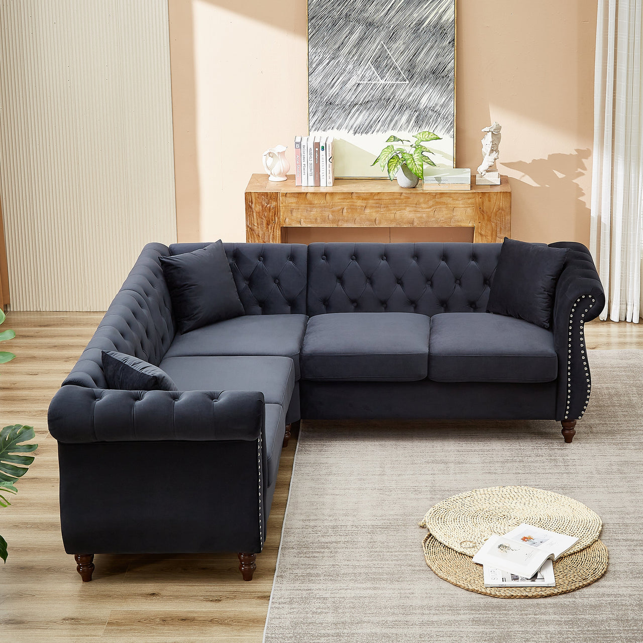 ROSALIND 83" Corner Sofa