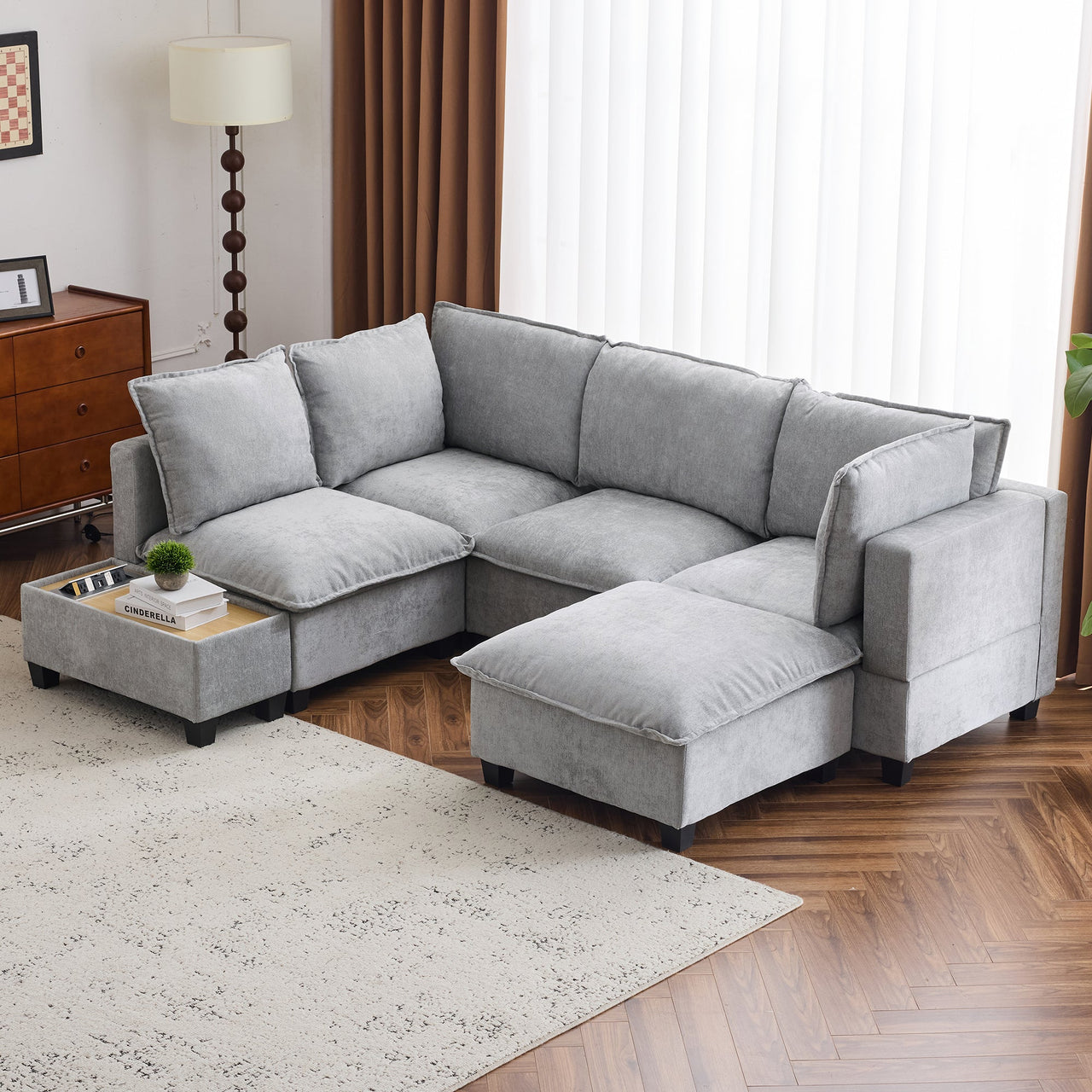 OPHYLEX 90" Sectional Sofa