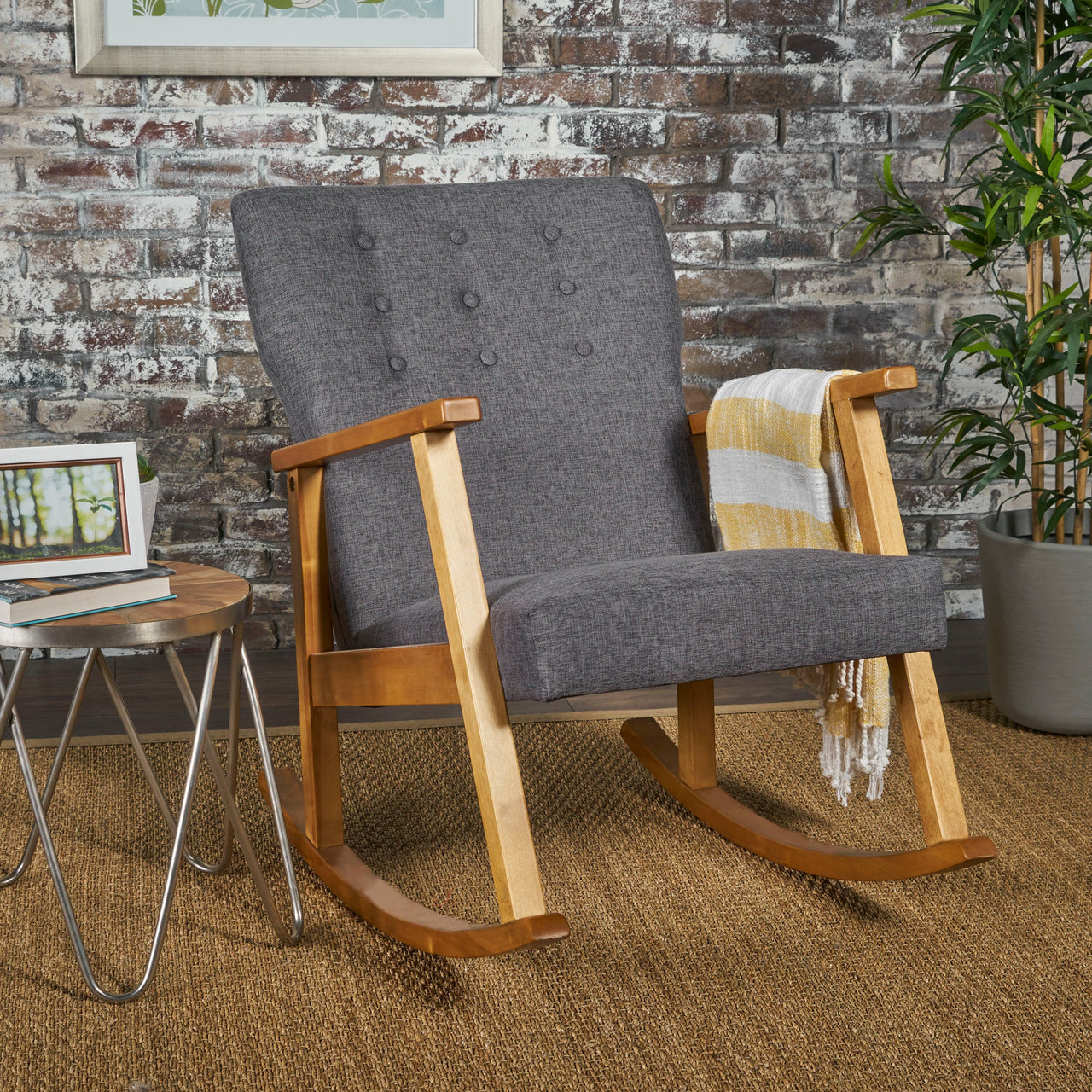 HAVLORIS 25" Rocking Chair