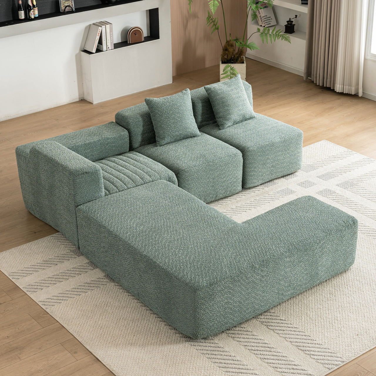 MORVIXA 117" Sectional Sofa