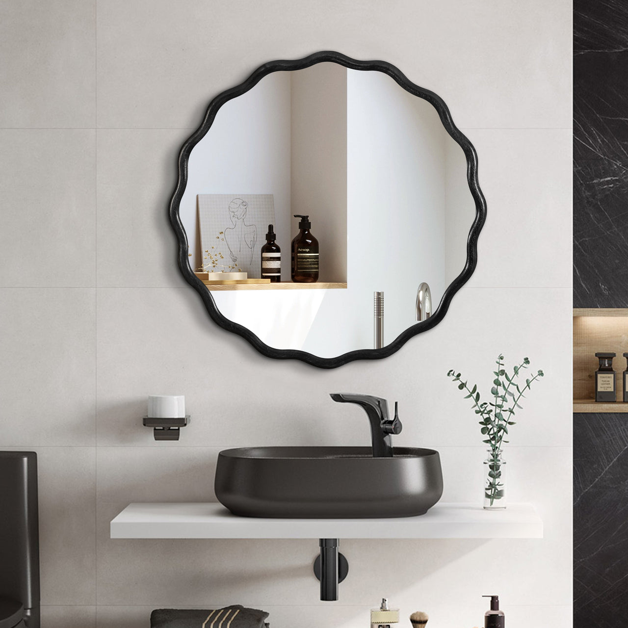 BOLVYRA Round Mirror