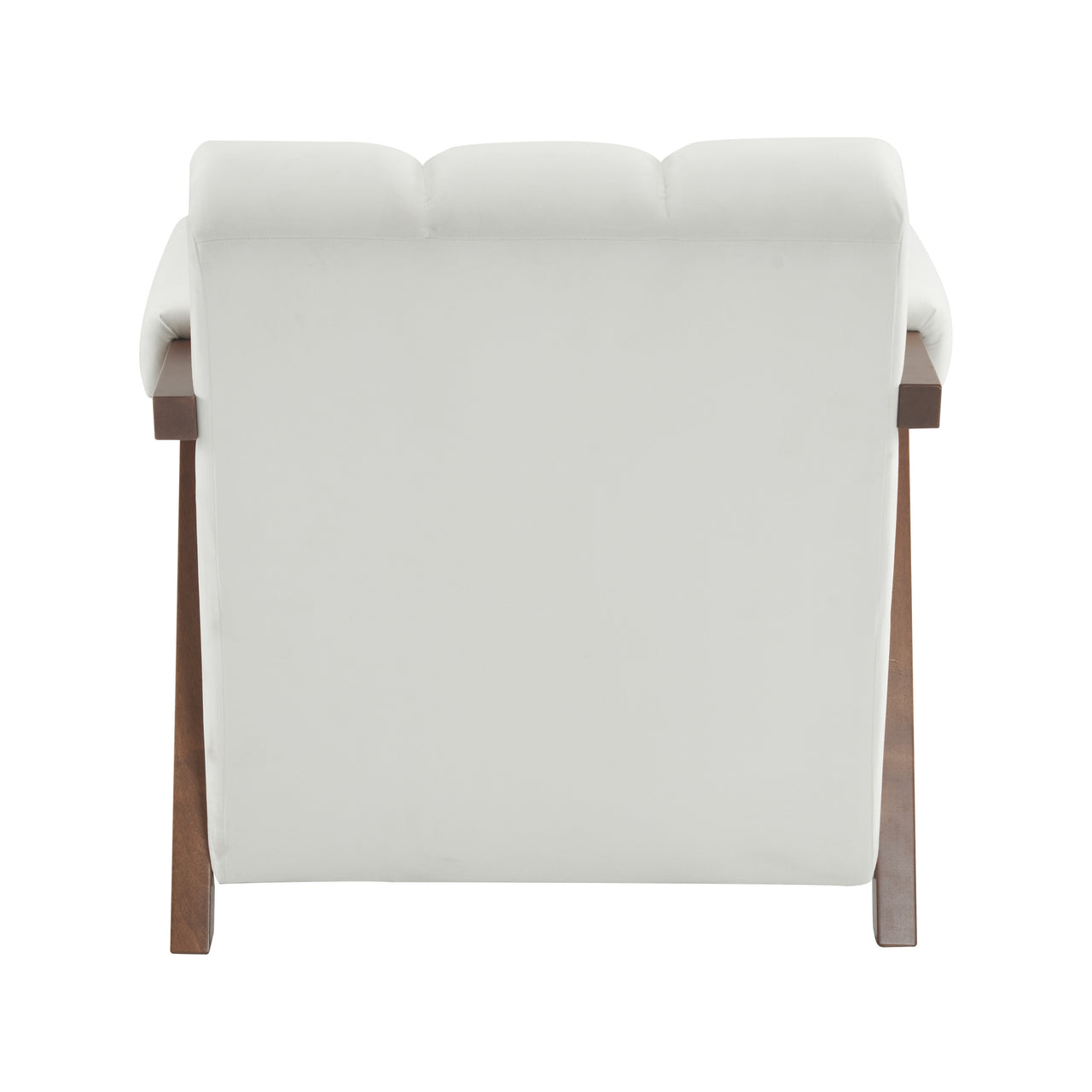 CALYPSO Modern Chair - Ivory Velvet