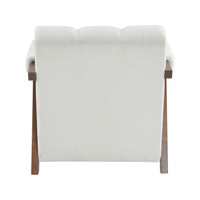 Thumbnail for CALYPSO Modern Chair - Ivory Velvet