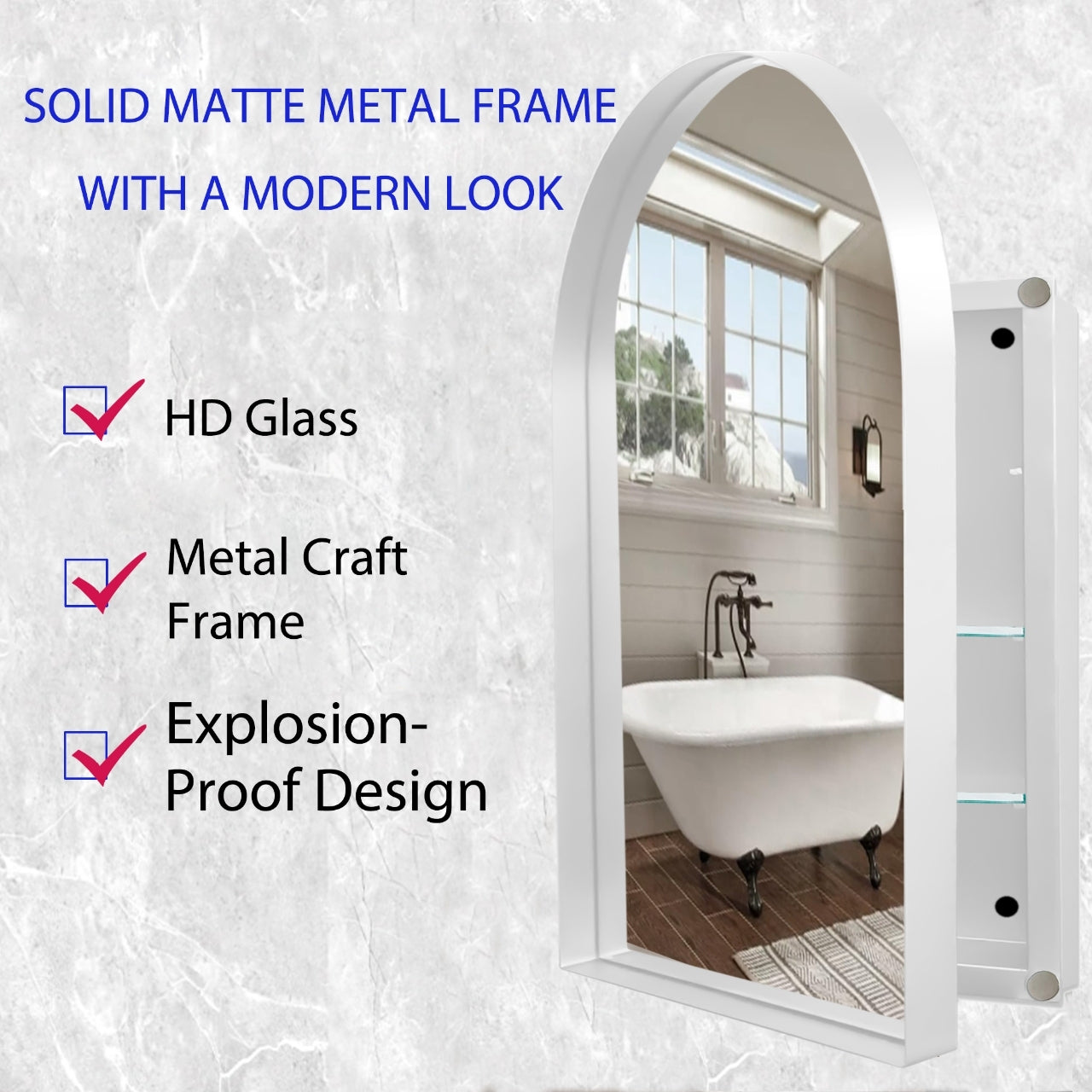 ZYNVEX 36" Wall Mirror