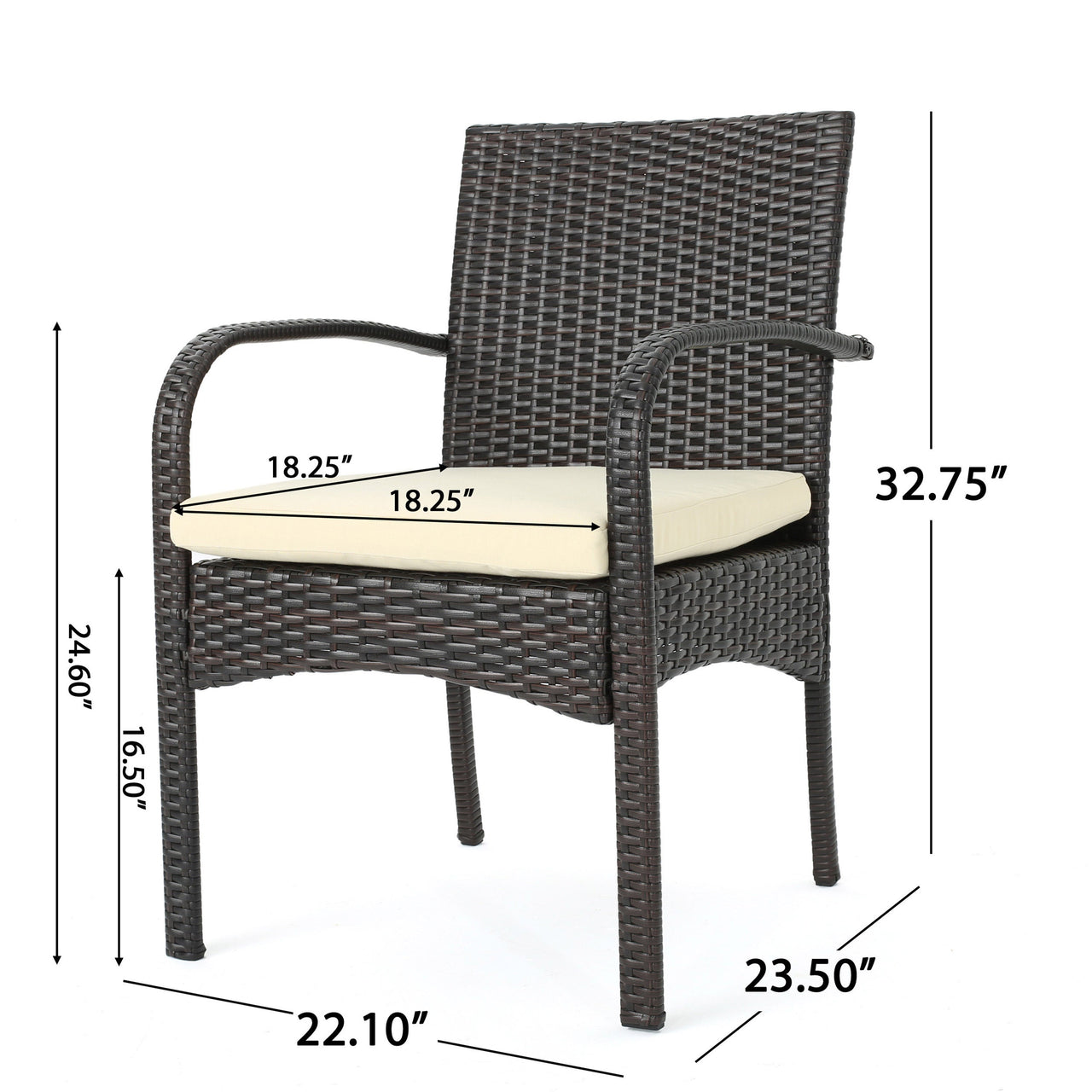 MYLVEXORA 22" Outdoor Chair