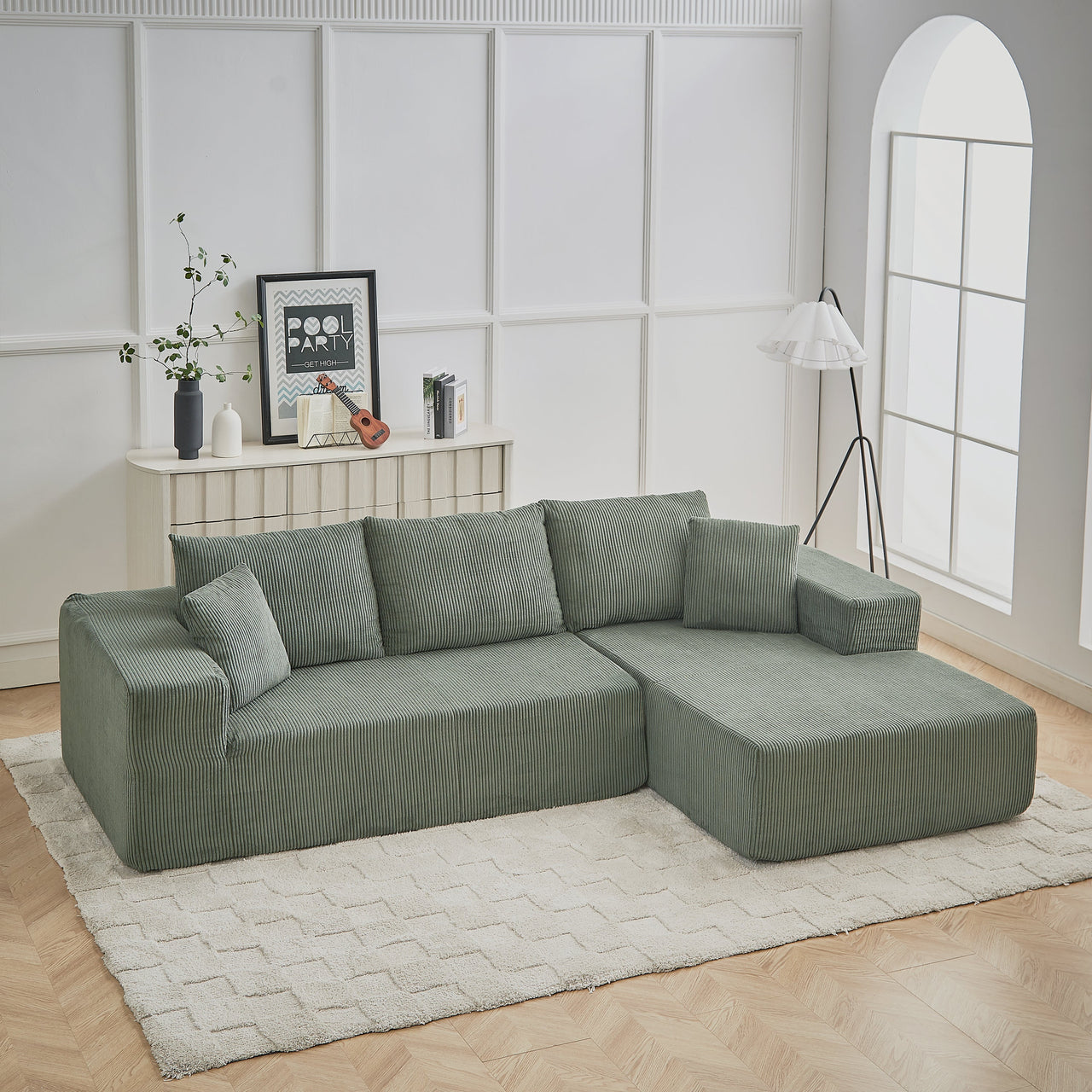 DORIAN 110" Sectional Sofa