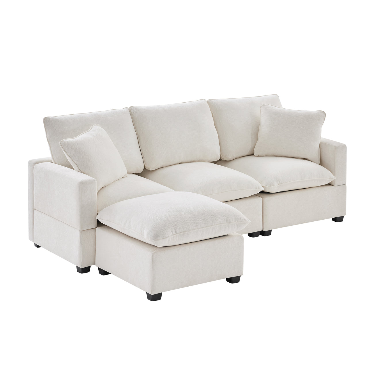 CALLISTO Modular 3 Pieces w/ Ottoman