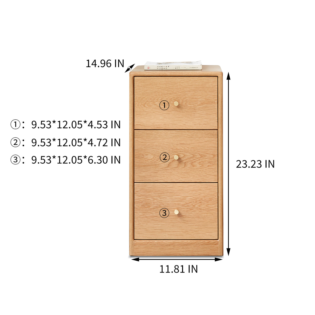 DYVORA 23" Storage Cabinet