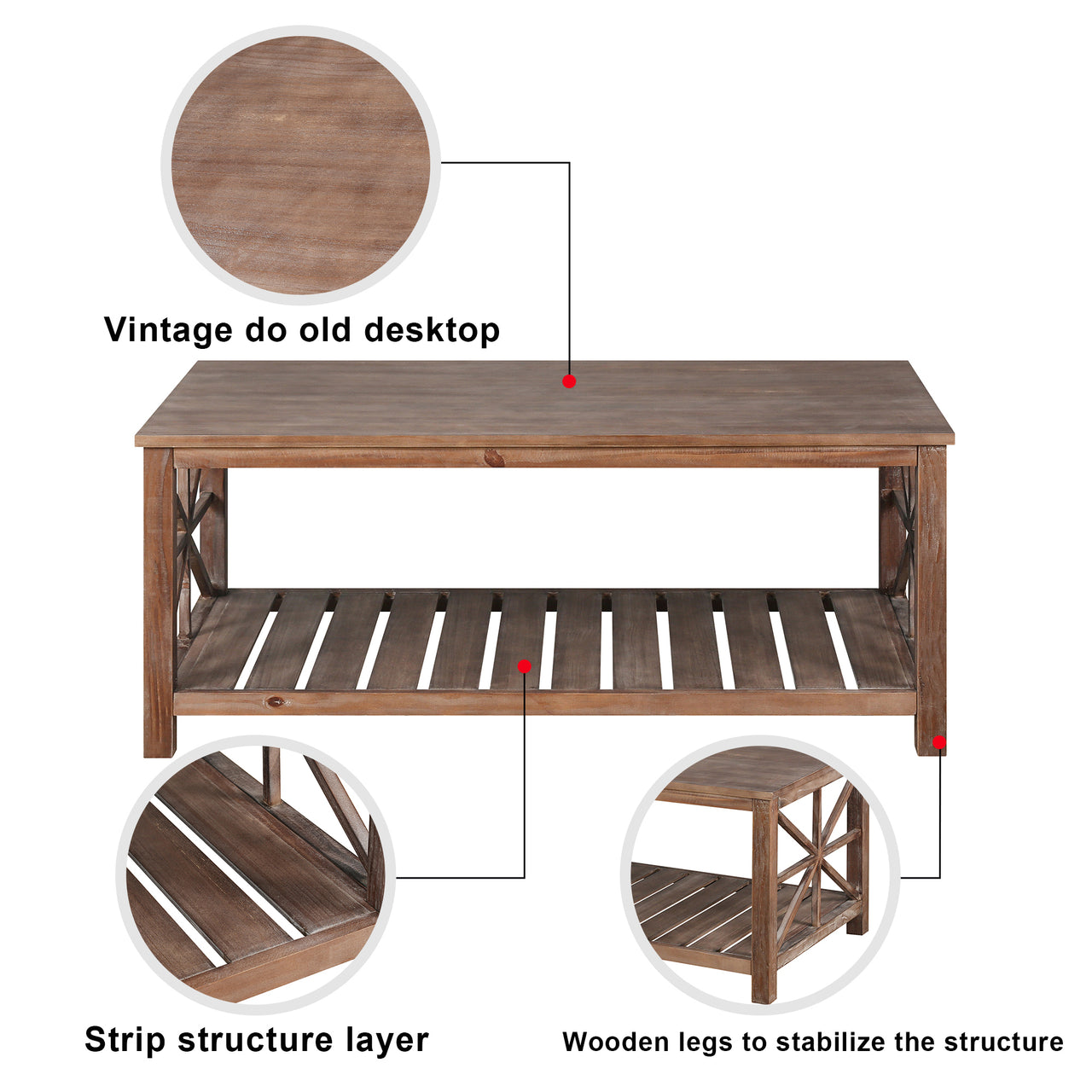 BLYTRA 47" Coffee Table