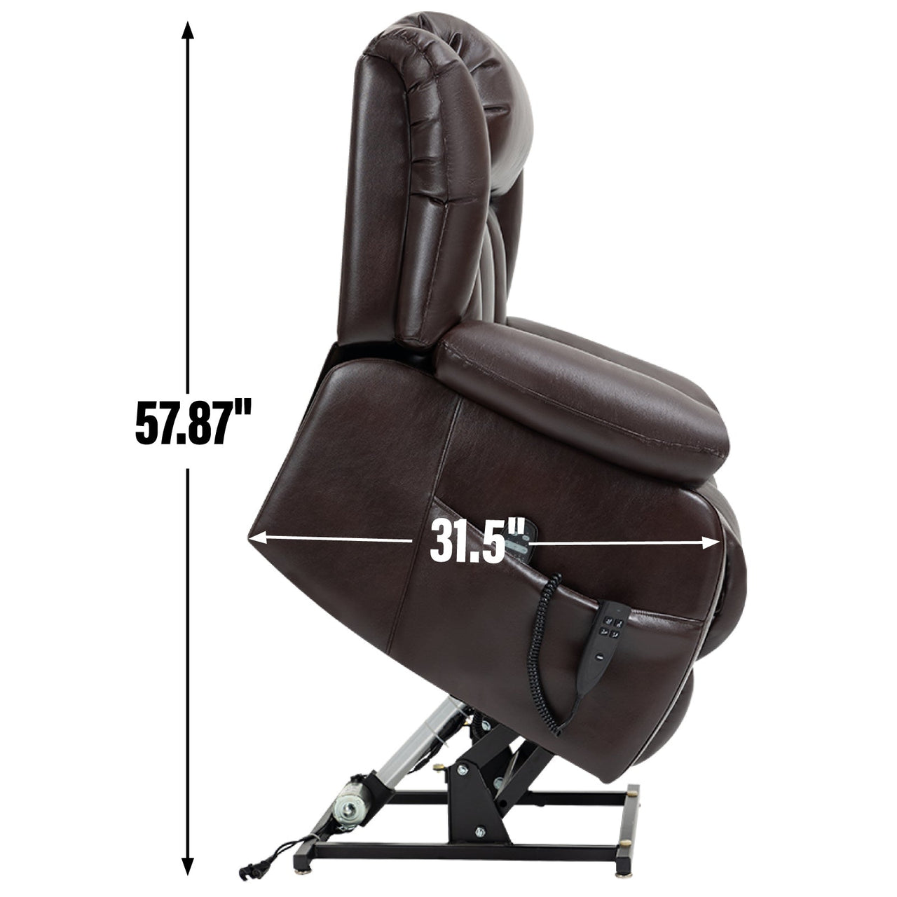 COZYLift 36" Recliner with Heat Massage - 5516