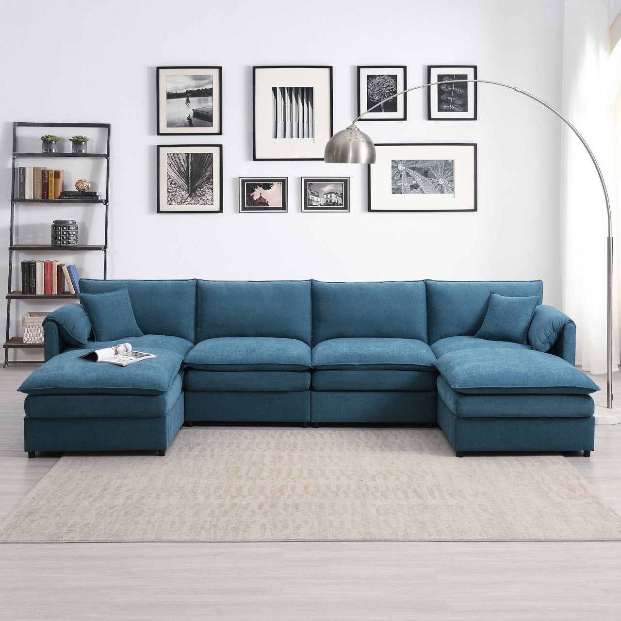 OPHYRA 134" Sectional Sofa