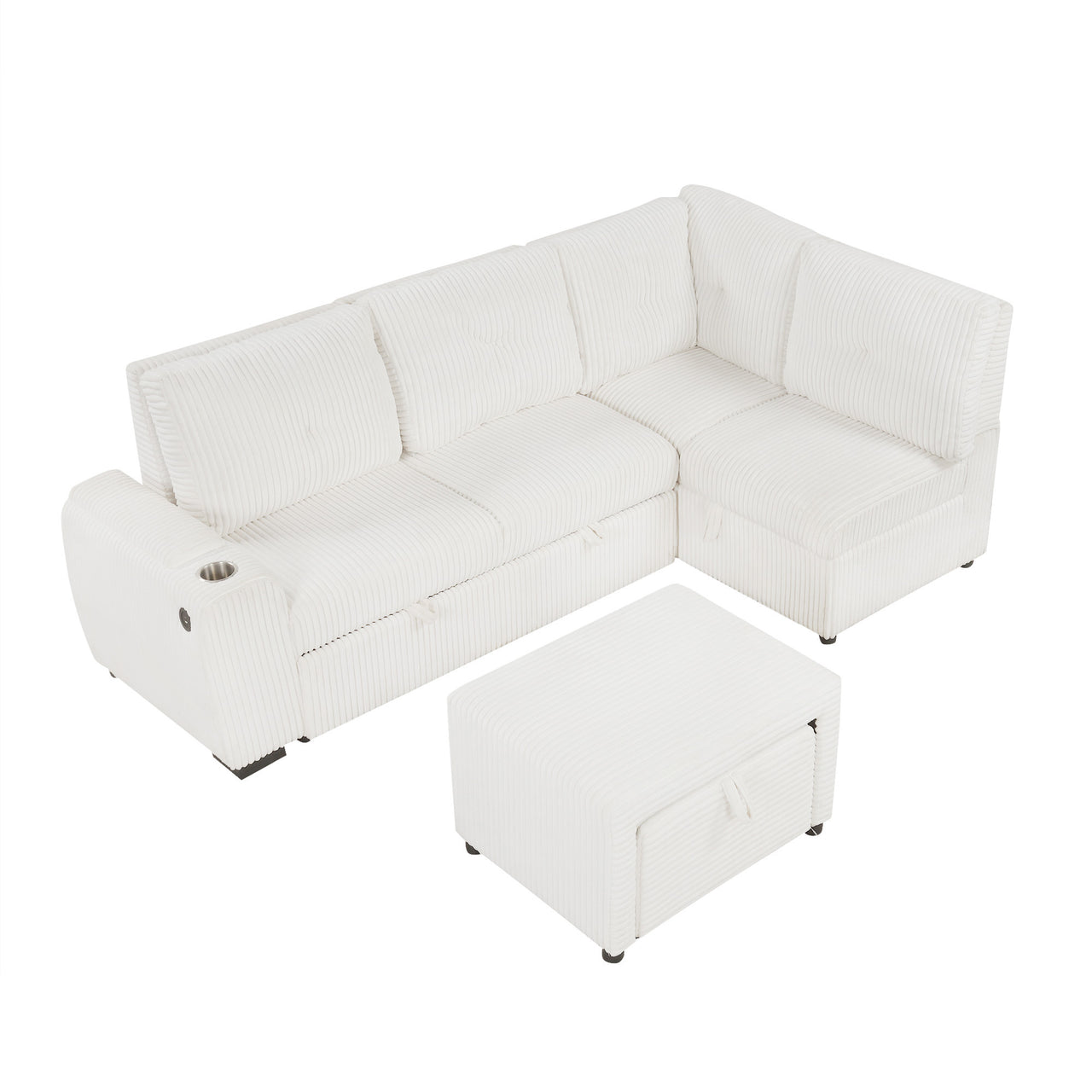 NEXRION 94" Sectional Sofa