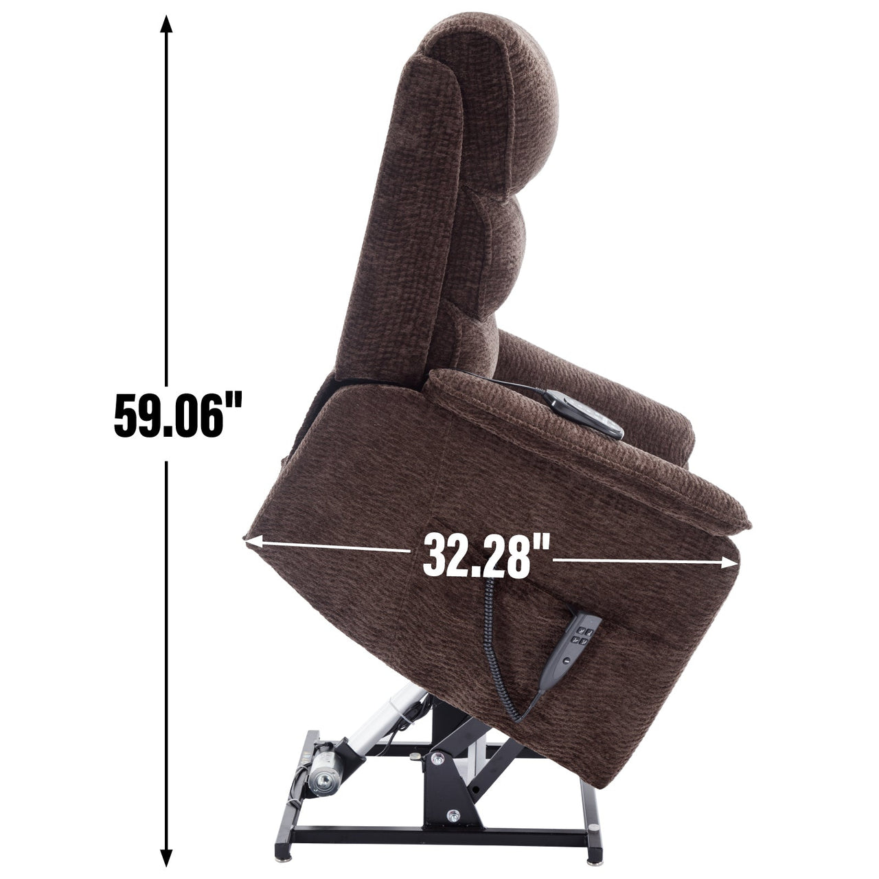 COZYLift 35" Recliner with Heat Massage - 7880