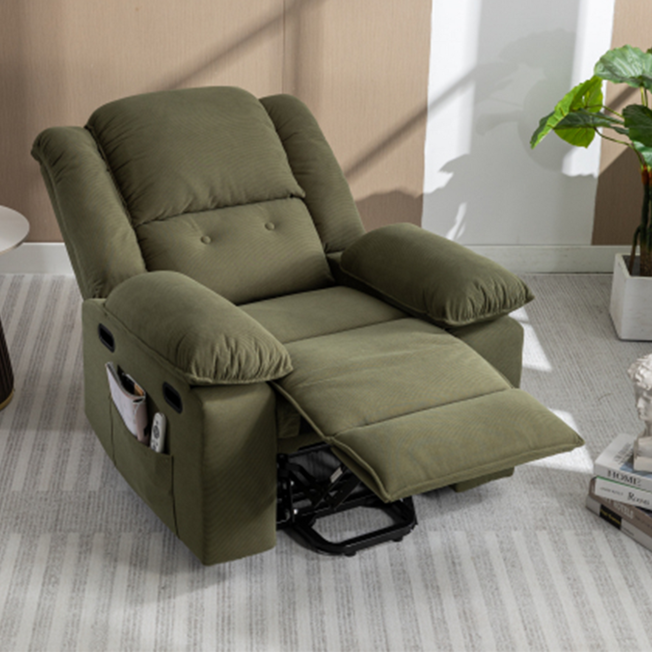 MAVITRA 34" Recliner Chair with Heat Massage