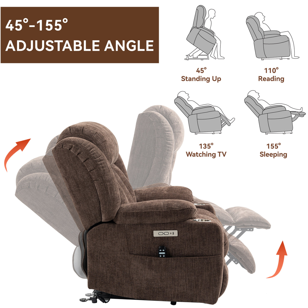 COZYLift Recliner with Heat Massage - 6317 L