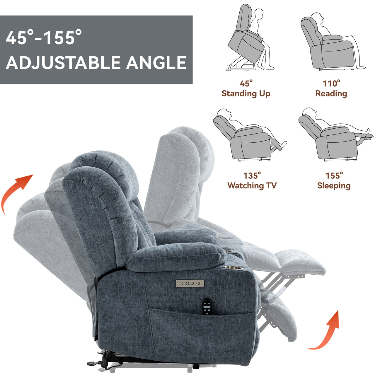 COZYLift Recliner with Heat Massage - 6317 L