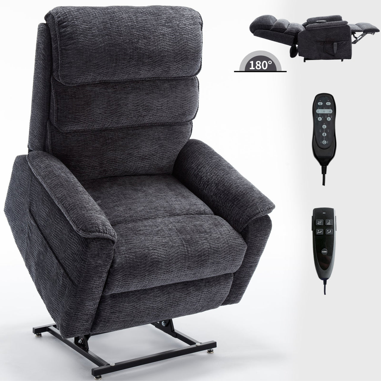 COZYLift 35" Recliner with Heat Massage - 7880