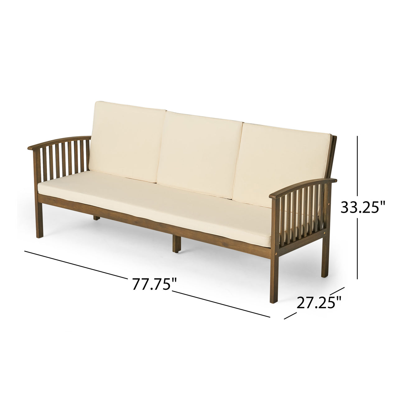 RYNVOXA 78" Outdoor Sofa