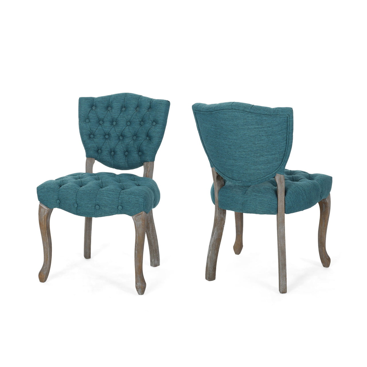 KYROVEXTA 21" Tufted Chair 2 Pcs