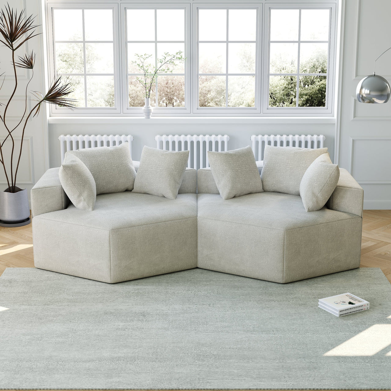 HEXA 54" Sofa