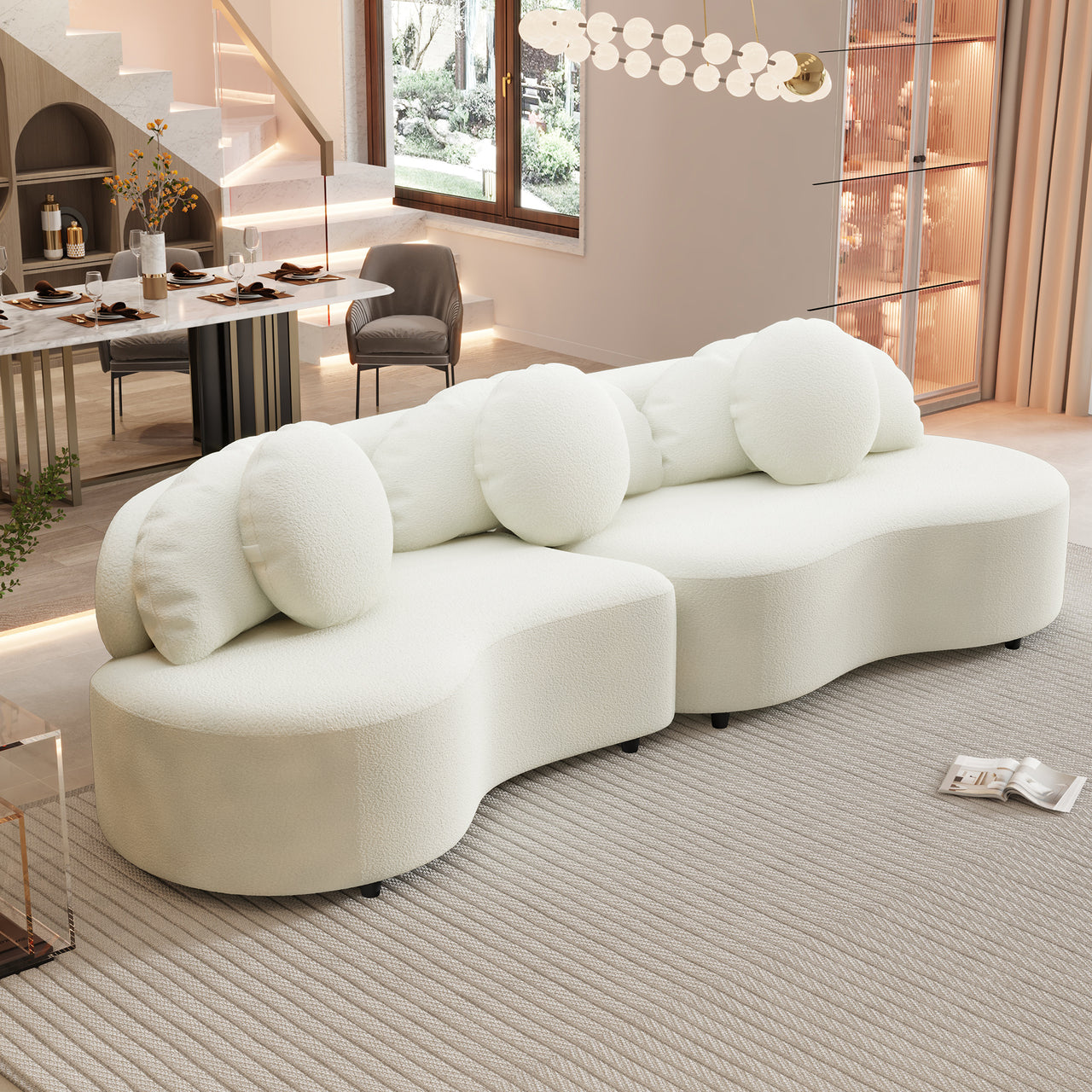 OCTAVIA 104" Modern Living Room Sofa