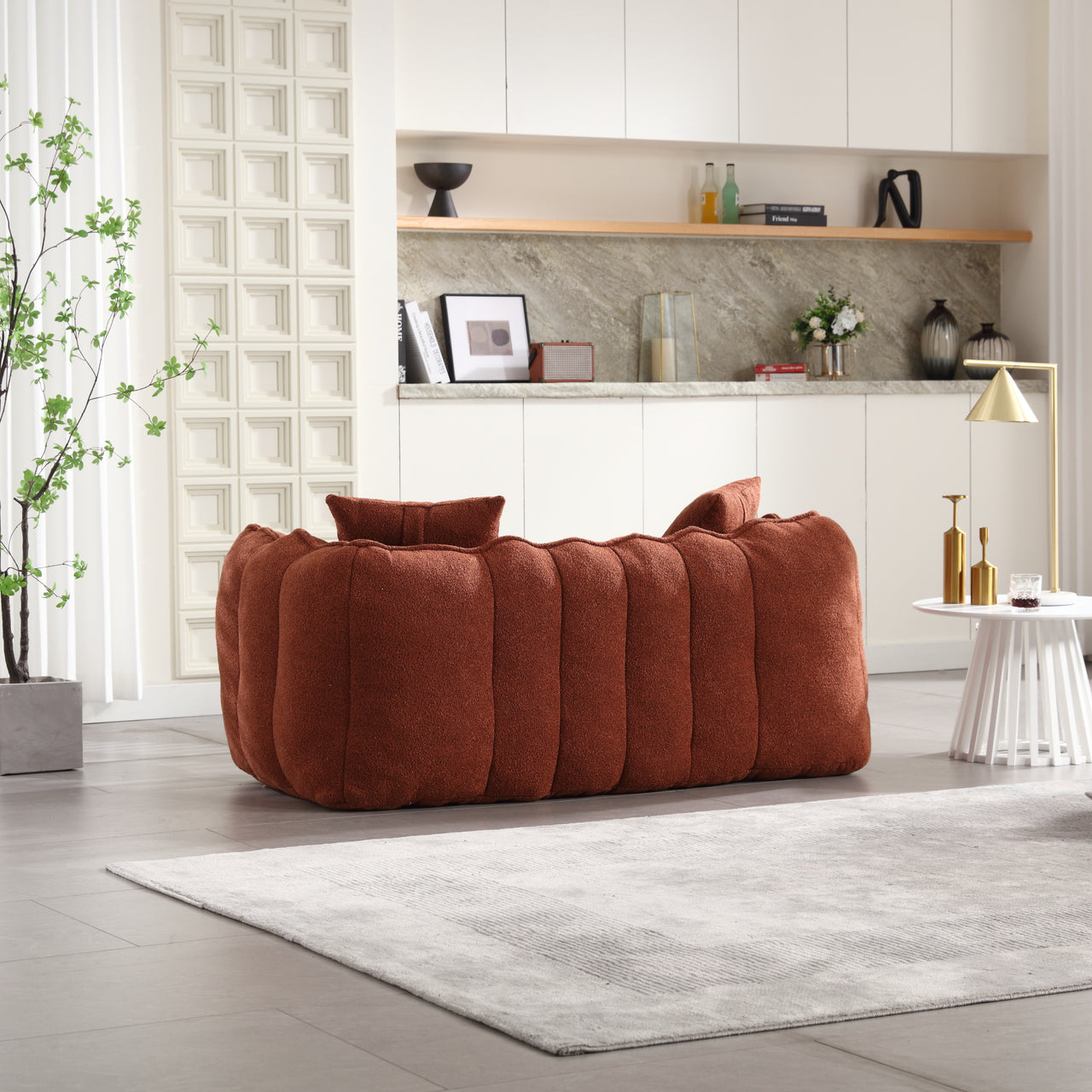 ALINA 66" Bean Bag Loveseat