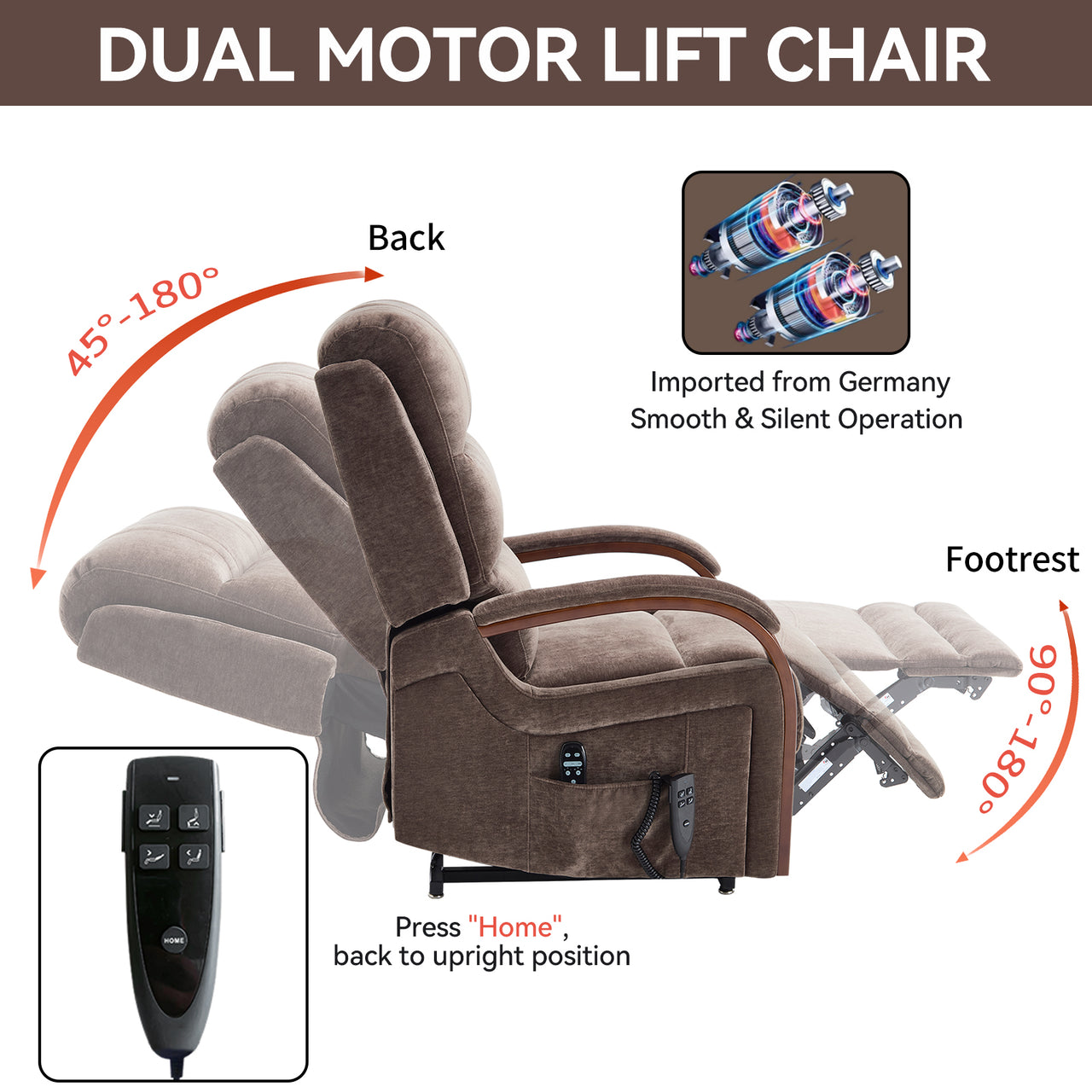 COZYLift 30" Recliner with Heat Massage - 6755