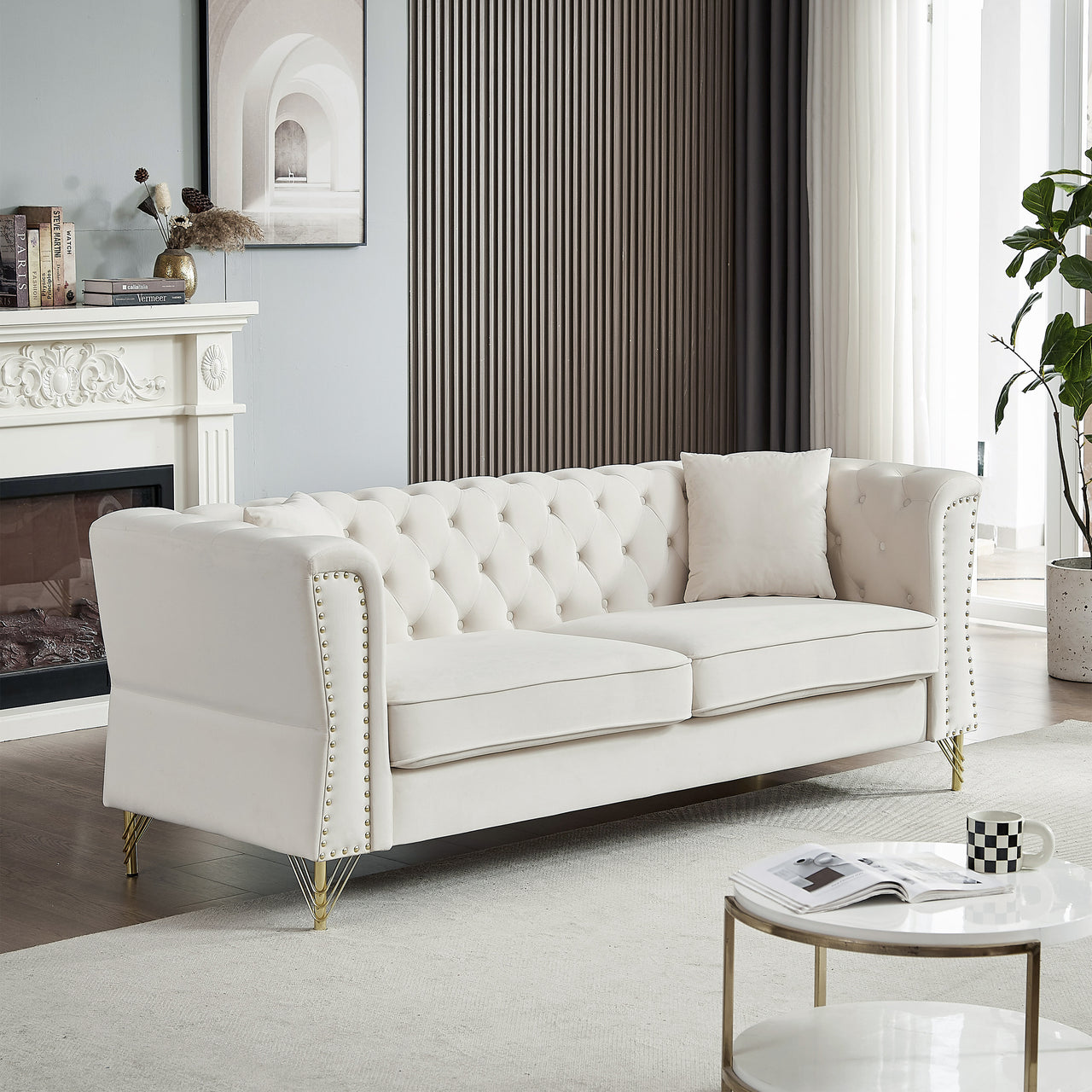 DAPHNE 82" Chesterfield Sofa