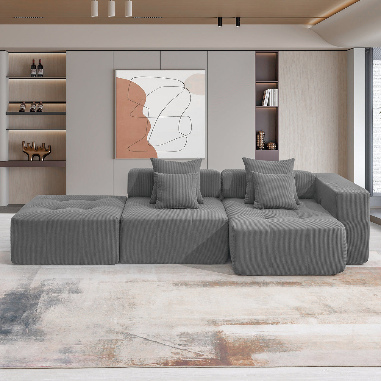 LAVYON 105" Sectional Sofa