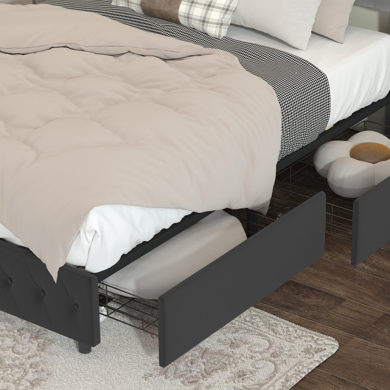 XARLON 4-Drawers Bed