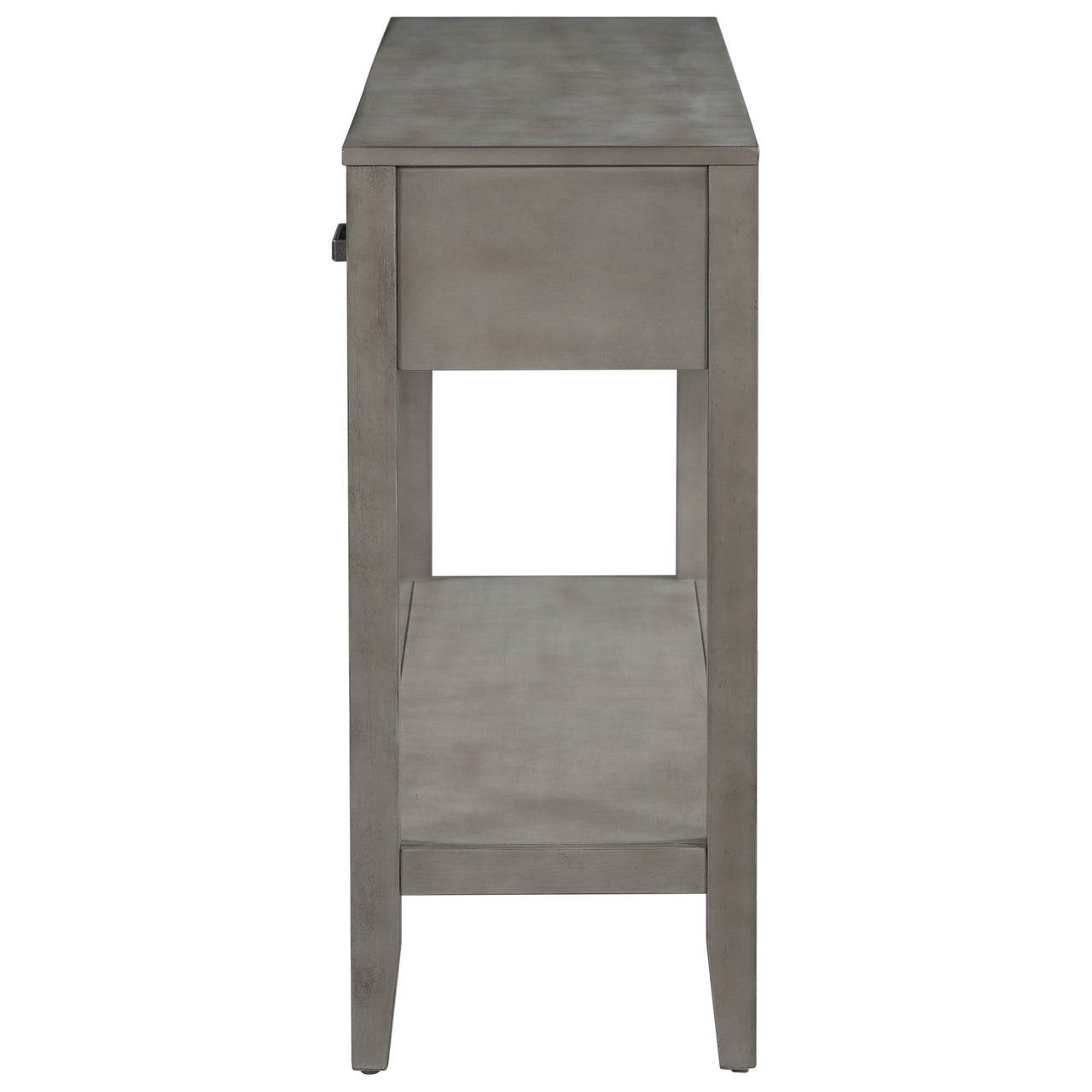 U_STYLE Contemporary 3-Drawer Console Table with 1 Shelf, Entrance Table for Entryway, Hallway, Living Room, Foyer, Corridor