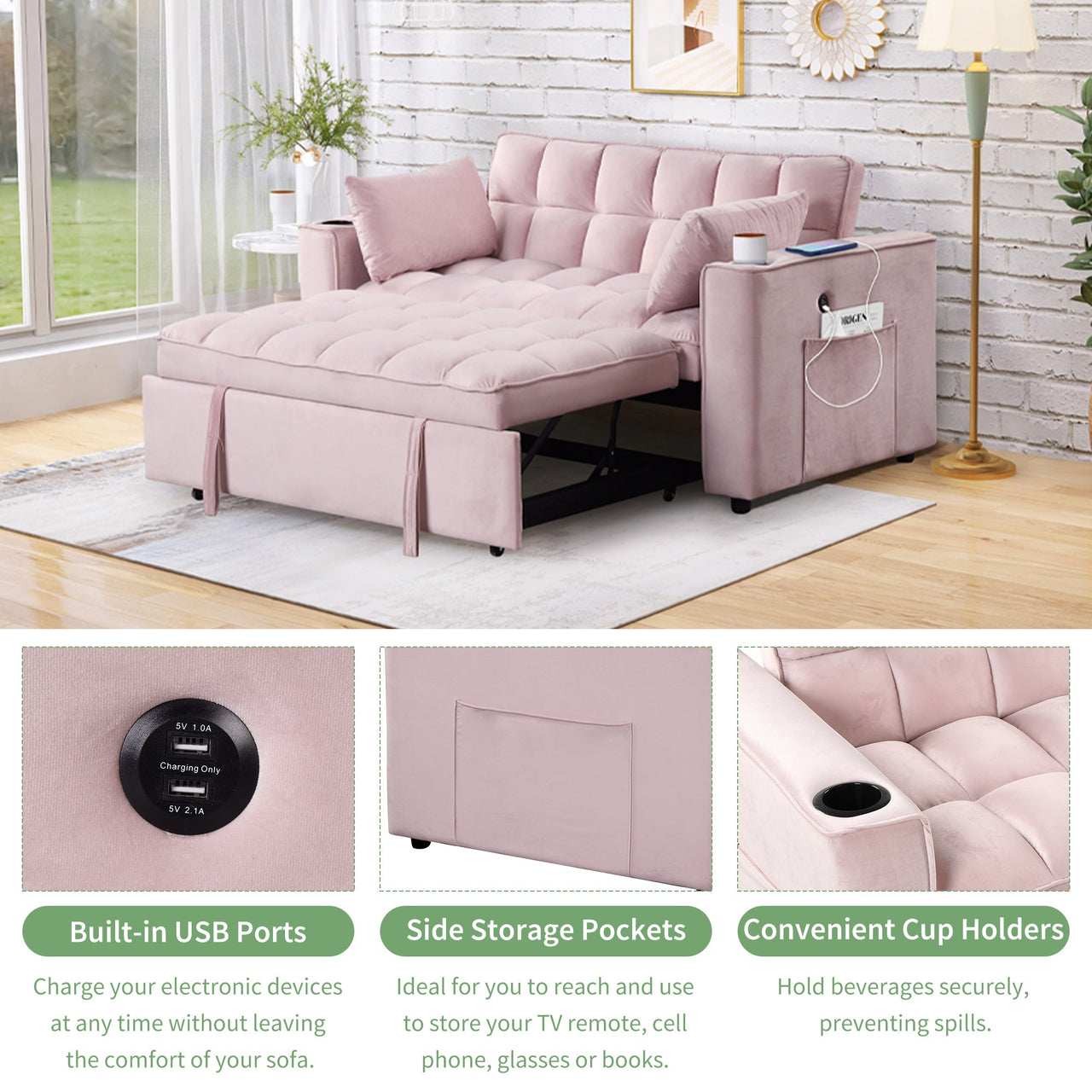 KAVLONI 58" Sofa Bed