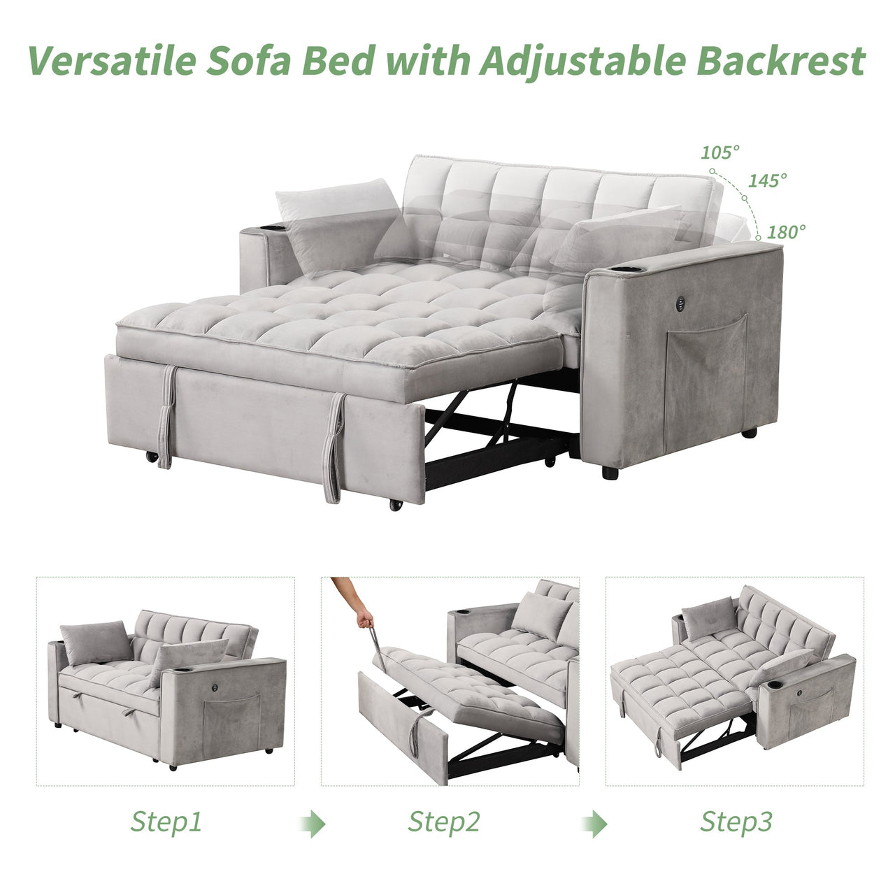 KAVLONI 58" Sofa Bed