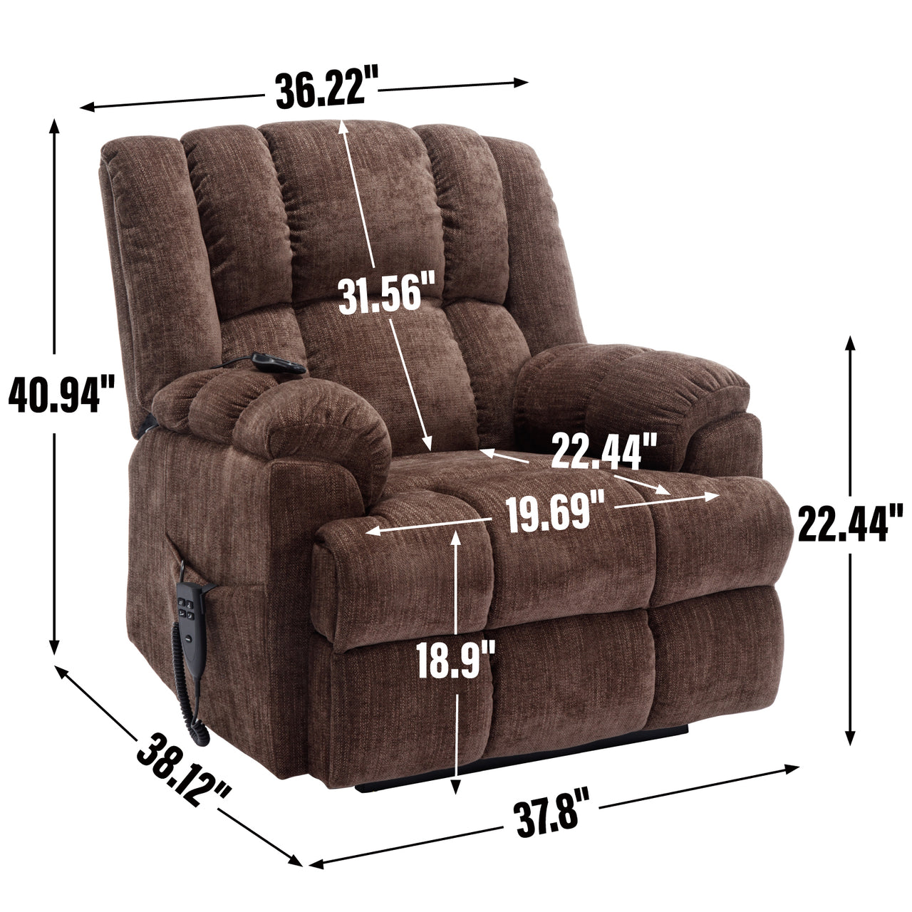 COZYLift Recliner with Heat Massage - 8500 XL