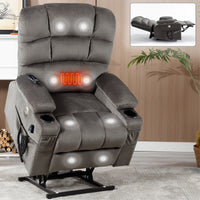 Thumbnail for COZYLift Recliner with Heat Massage - 6602 L