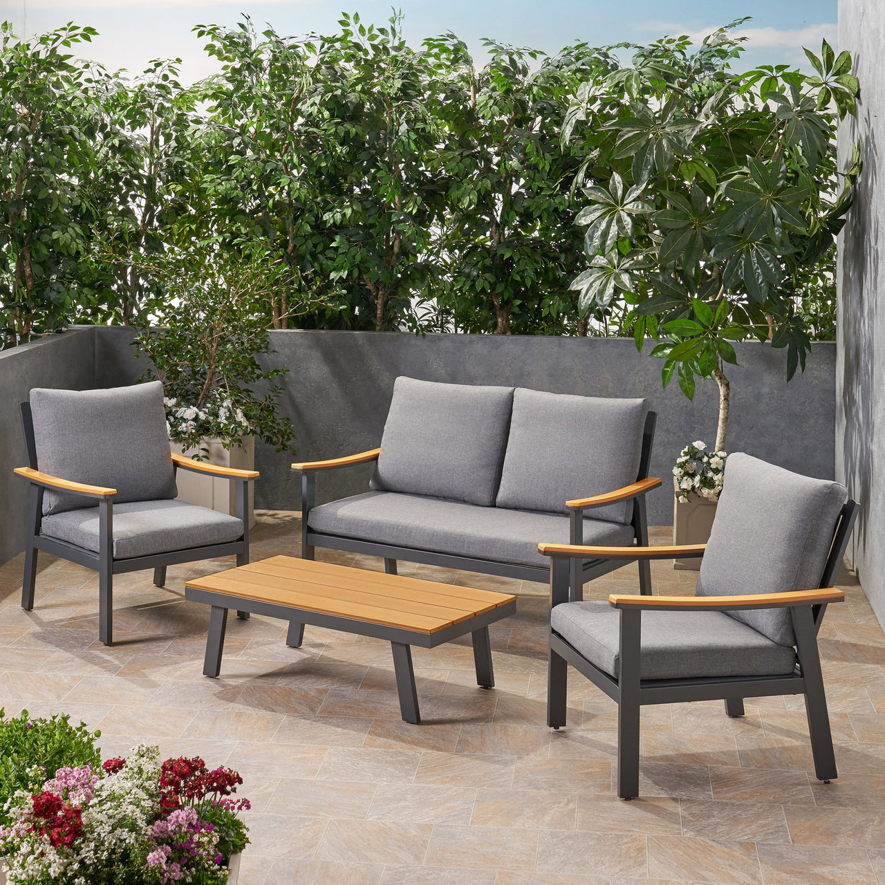 MYLORVA 53" Outdoor Chair Set