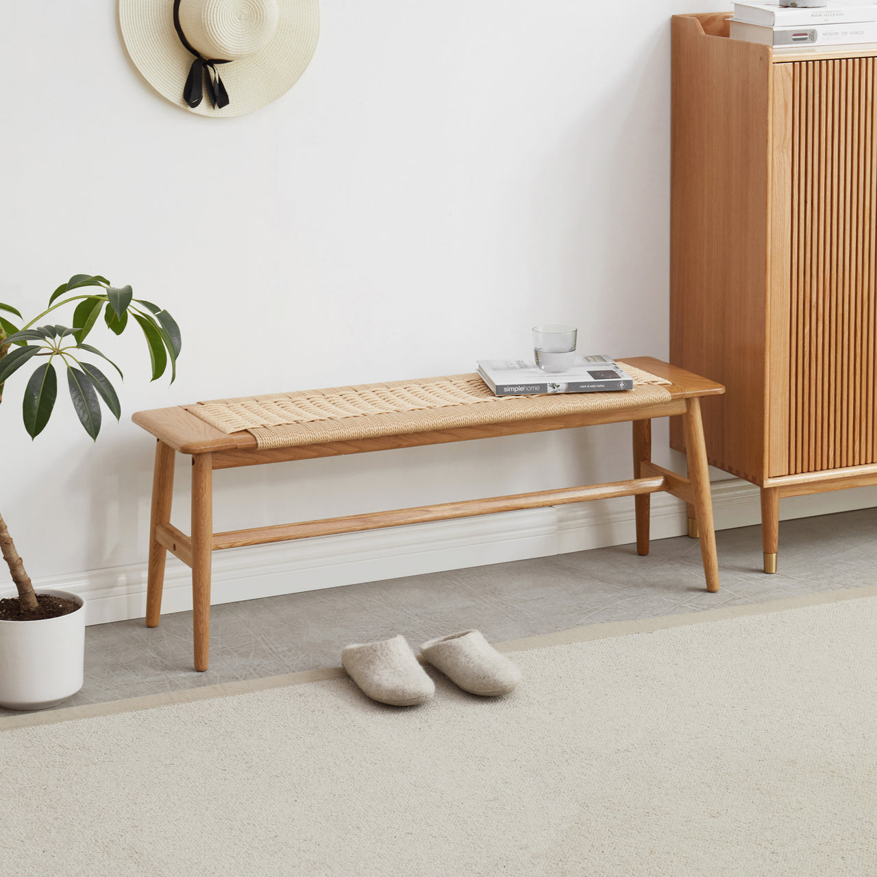 SERENO 32" Wood Bench