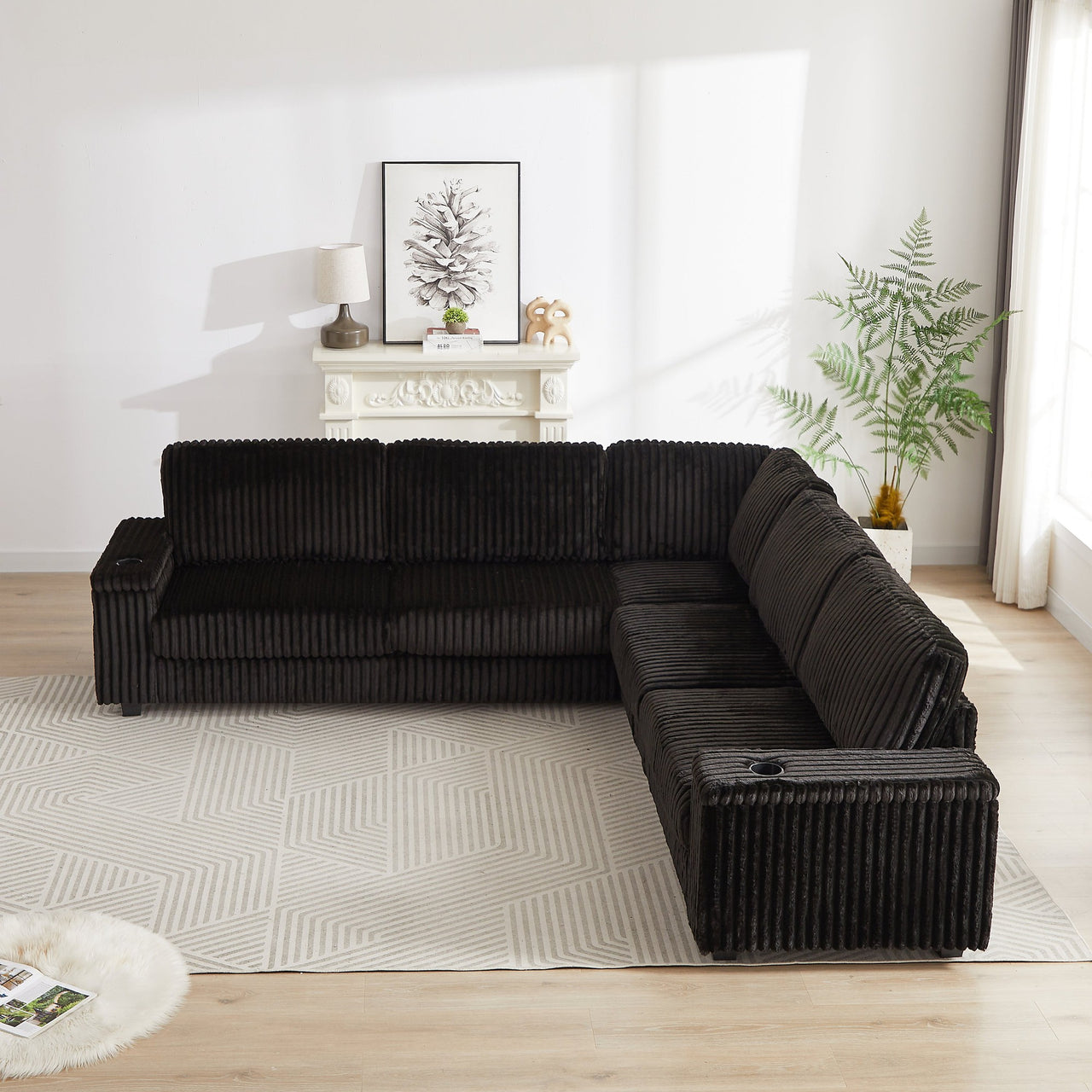 NEVAEH 110" Corner Sofa