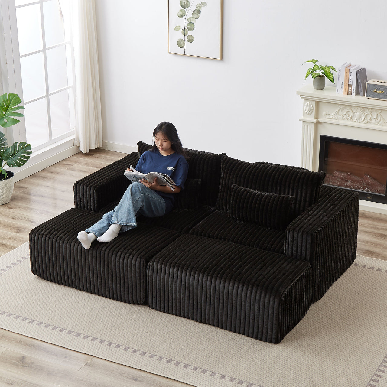 OPHELIA 87" Oversized Loveseat