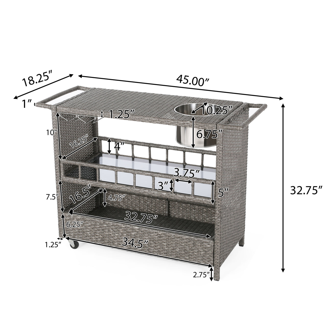 DYNLEX 45" Barcart
