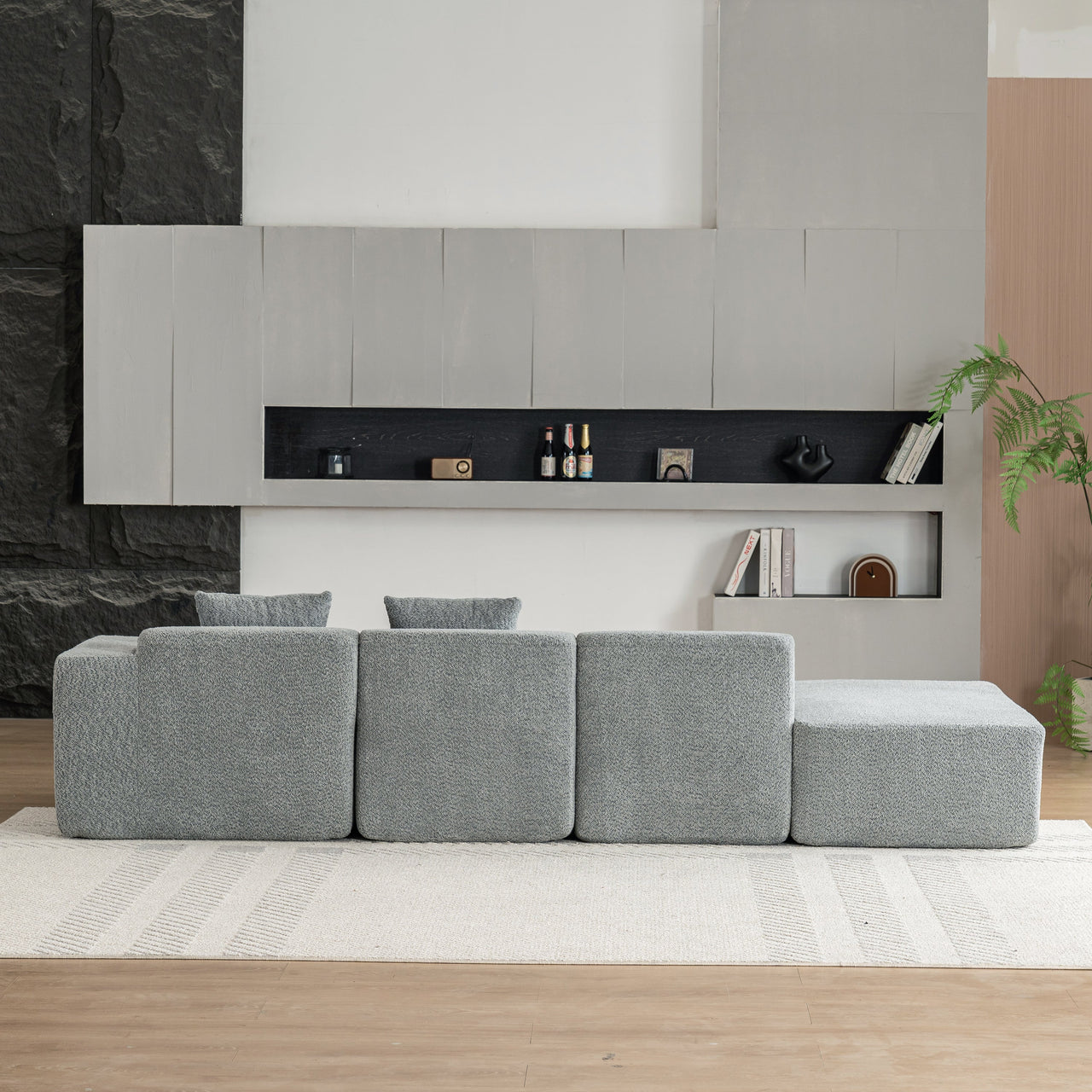 MORVIXA 117" Sectional Sofa