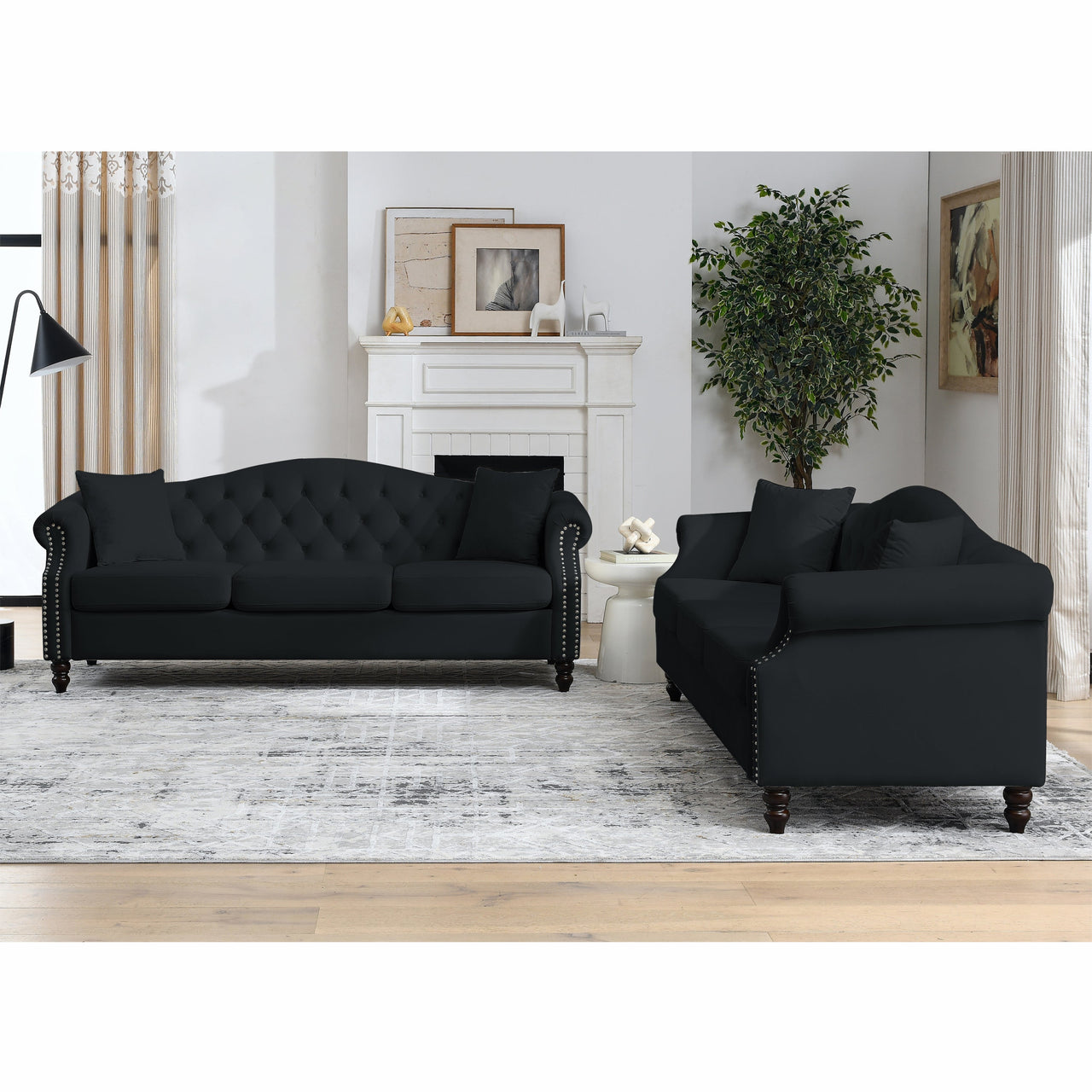 SYLVIE 80" Sofa Set