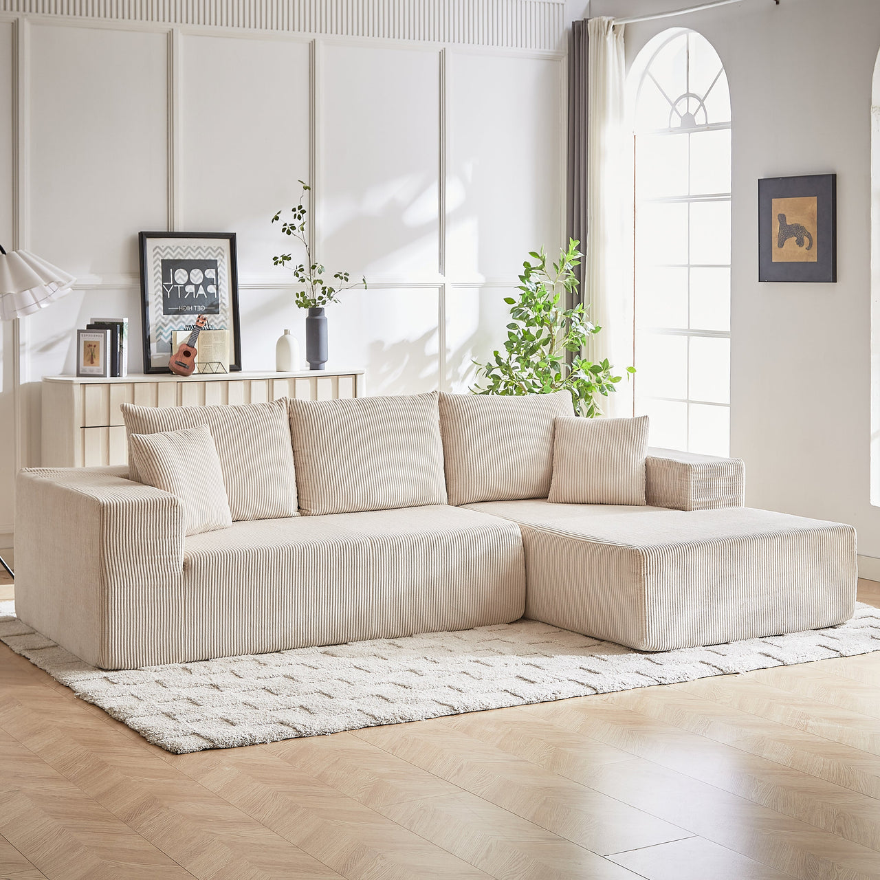 DORIAN 110" Sectional Sofa